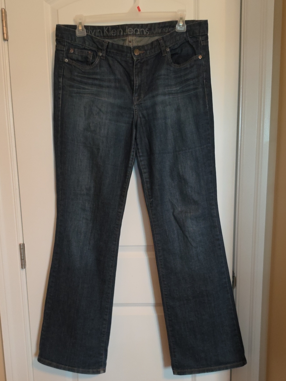 Calvin Klein Women's Dark Indigo Bootcut Jeans